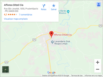 Localização Affonso Ditzel Madeiras